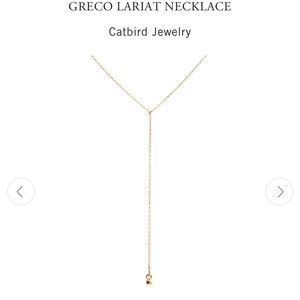 BRAND NEW UNOPENED Catbird Greco Lariat Necklace